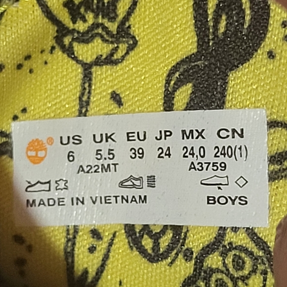 Big Boys Timberland SpongeBob boot - Picture 5 of 5